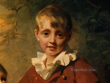  children Oil Painting - The Binning Children dt1 Scottish portrait painter Henry Raeburn